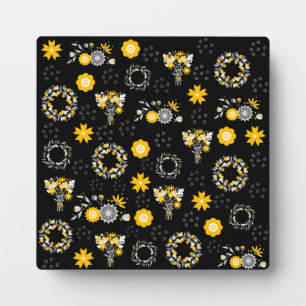 Flower Shop Grateful, Tabletop Plaque with Easel