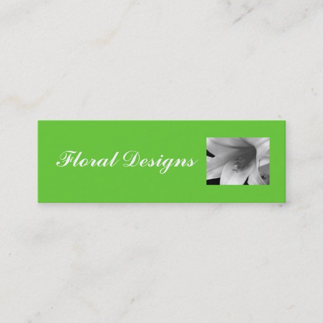 Flower Shop Profile Card (Front)