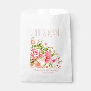 Flower Shower Bouquet baby pink Favour Bag
