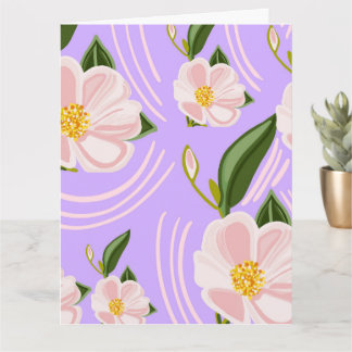 Flower shower greeting card 