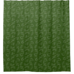 Flower silhouette pattern