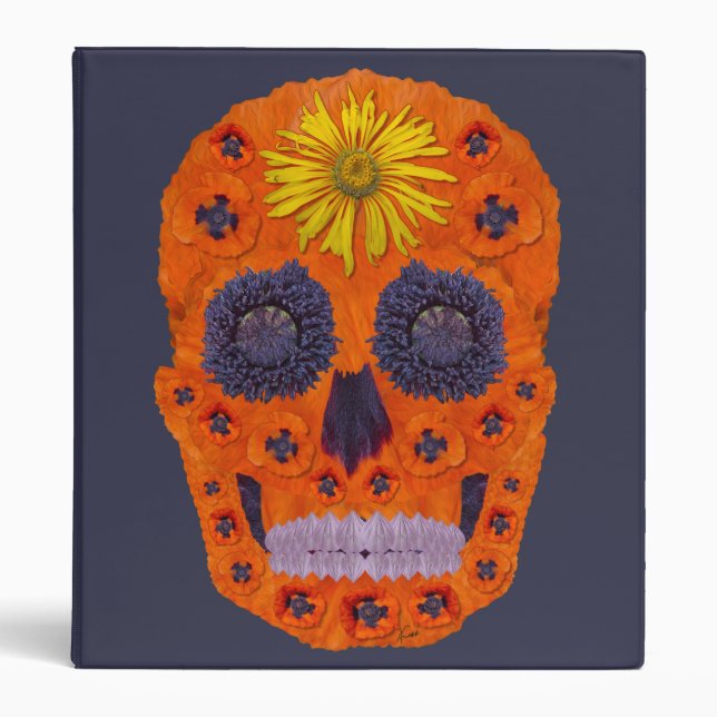 Flower Skull 1 Binder (Front)