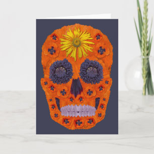 Flower Skull 1 Card
