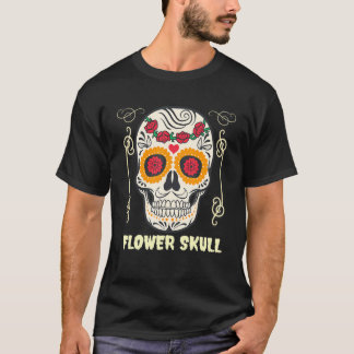 Flower skull_1 T-Shirt