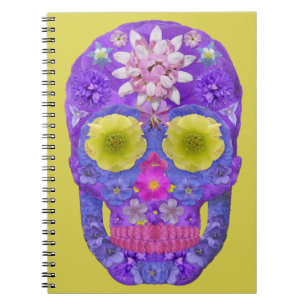 Flower Skull 5 Notebook