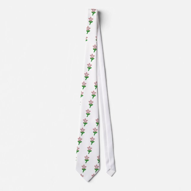 Flower Smiley Tie (Front)