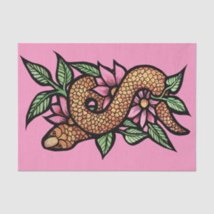 Flower Snake Tissue Paper