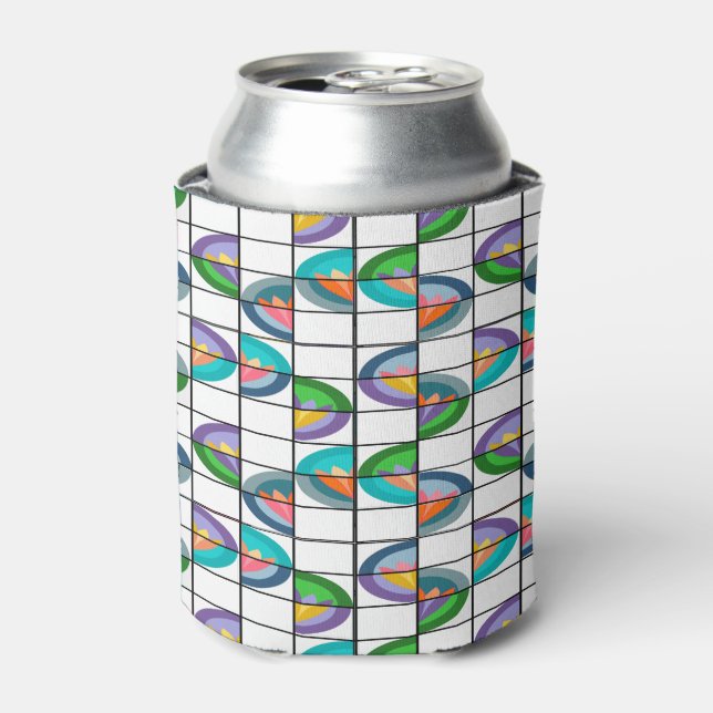 Flower Splits Can Cooler (Can Front)