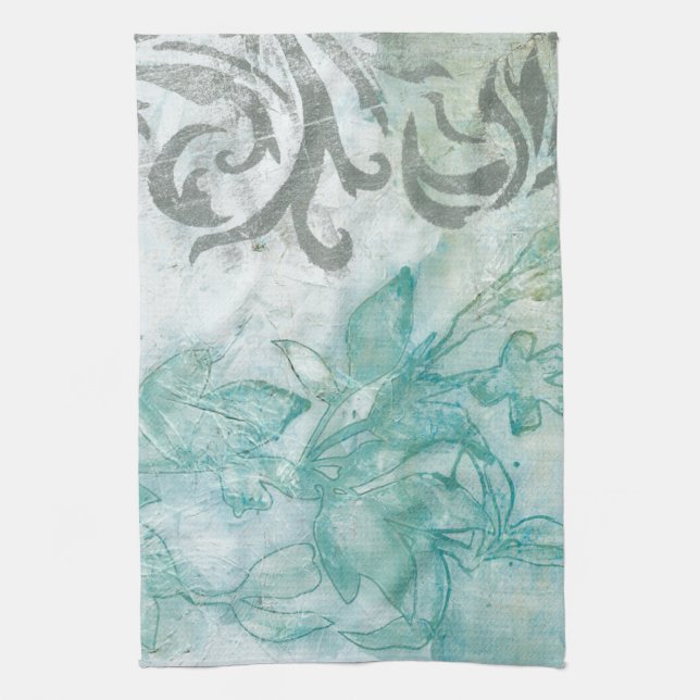 Flower Spray II Kitchen Towel (Vertical)