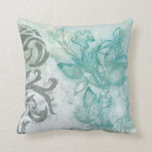 Flower Spray II Throw Pillow