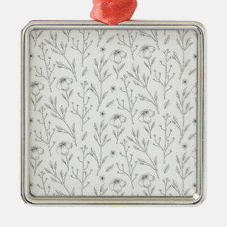 Flower Spring Botanical Floral Metal Ornament