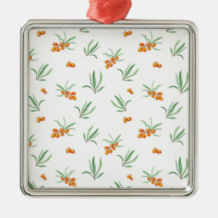 Flower Spring Botanical Floral Metal Ornament