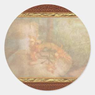 Flower - Spring fashion Classic Round Sticker