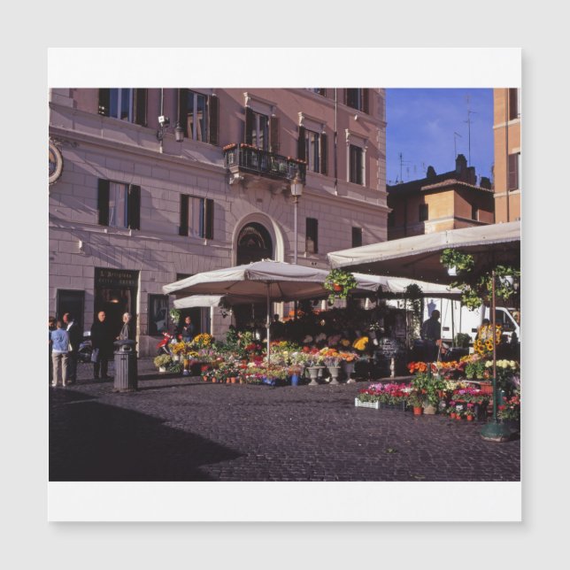 Flower stall market Rome (Front)