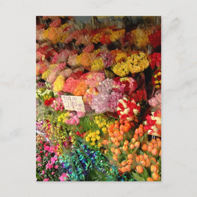 Flower Stand Postcard (Front)