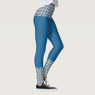 Flower Star Pattern Leggings
