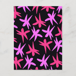 Flower Stars Postcard