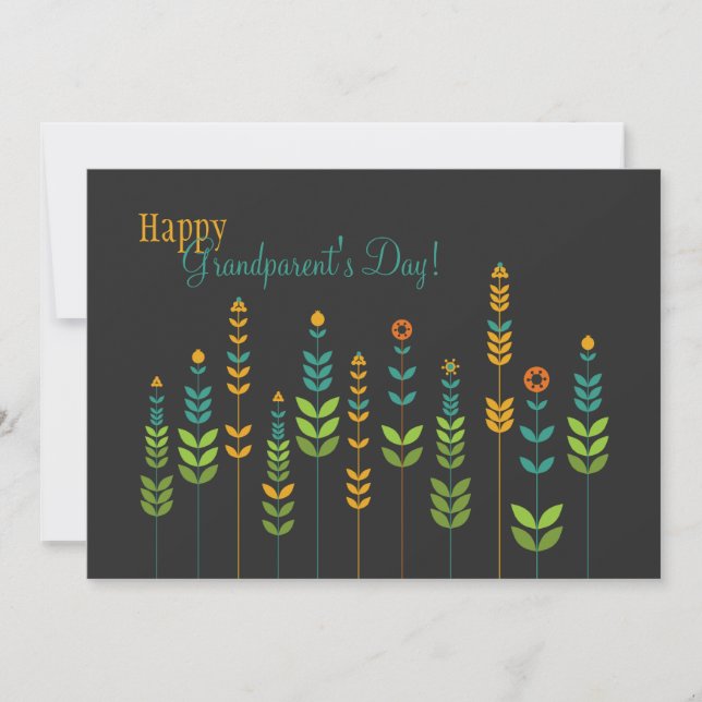 Flower Stems Invitation (Front)