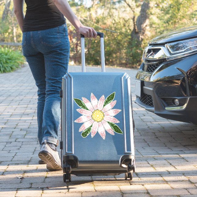 Flower sticker (Suitcase Insitu)