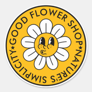 Flower sticker 