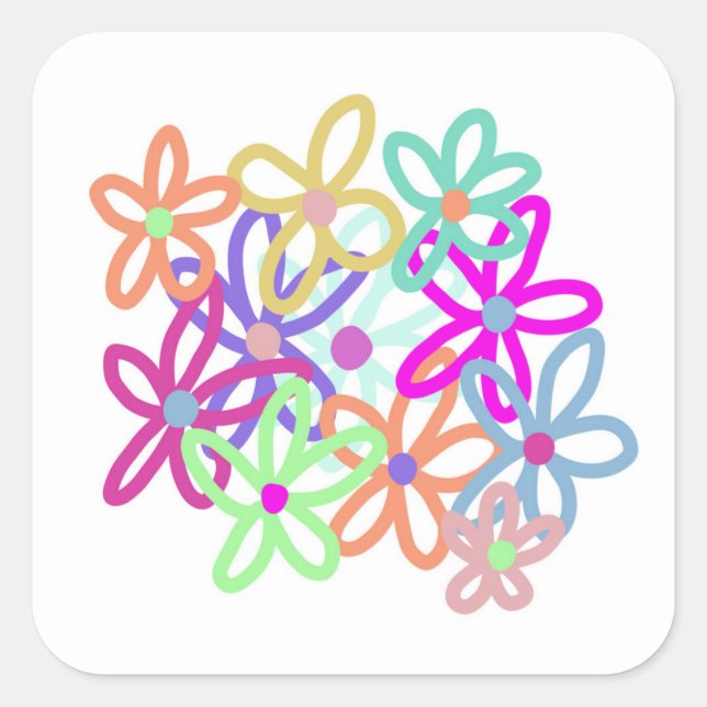 Flower stickers (Front)