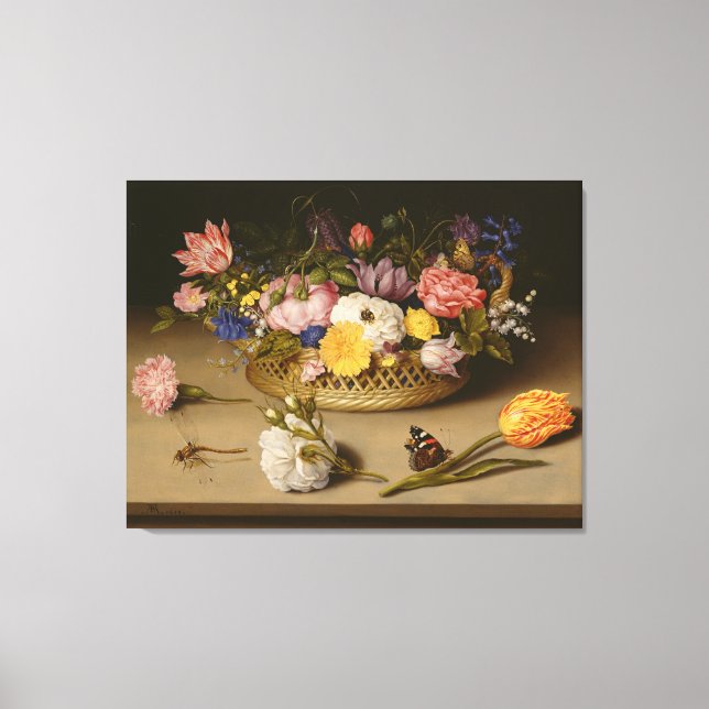 Flower Still Life Canvas Print (Front)