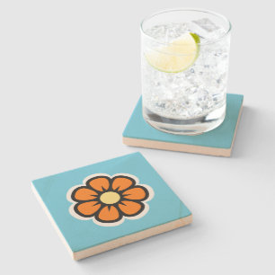 Flower Stone Coaster
