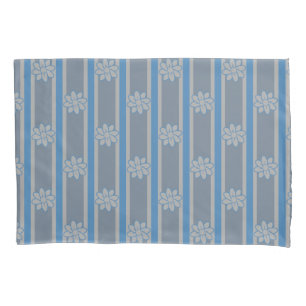 Flower Striped Pillowcase