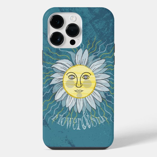 Flower & Sun - Nature iPhone Case (Back)