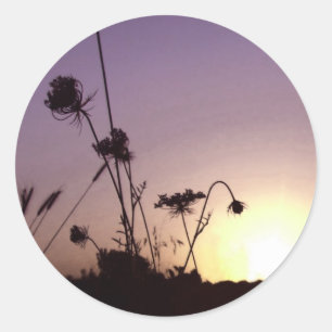 Flower Sunset Stickers