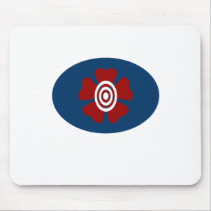 flower target mouse pad