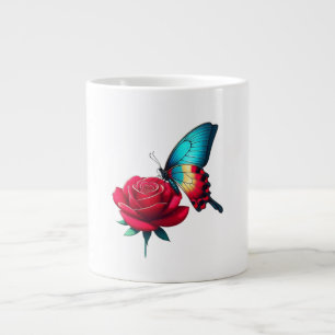 Flower tasting large coffee mug