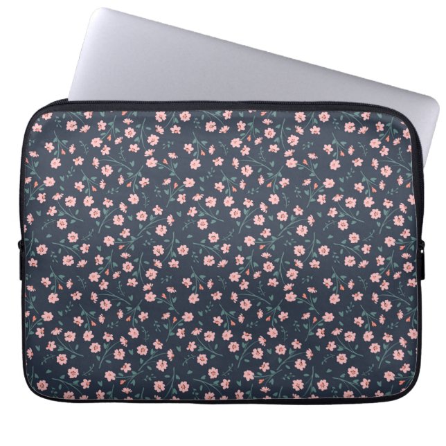 Flower Tattoos Laptop Sleeve (Front)