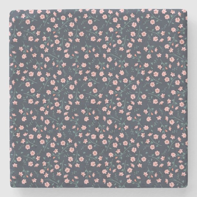 Flower Tattoos Stone Coaster (Front)