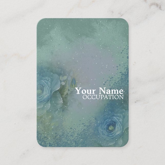 Flower Theme - Business Card (Front)