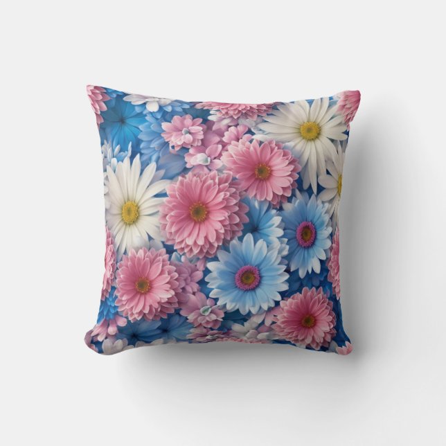 Flower Throw Pillow (Front)