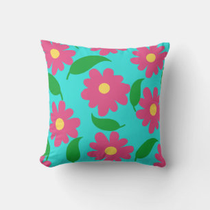 Flower Throw Pillow