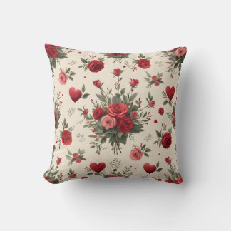 Flower  throw pillow