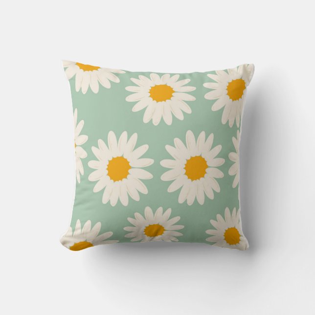 Flower Throw Pillow (Front)