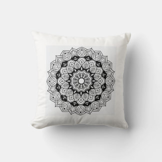 flower throw pillow