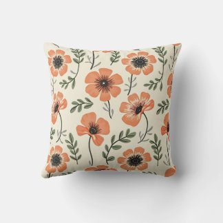 Flower Throw Pillows