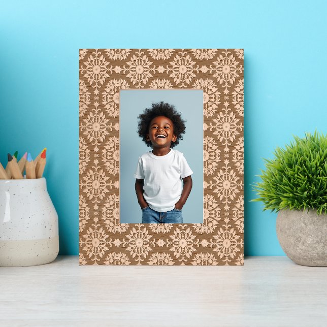 Flower Tile Pattern Negative Etched Frames (Creator Uploaded)