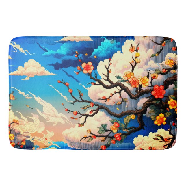 Flower Tree Bath Mat (Front)
