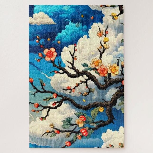 Flower Tree Jigsaw Puzzle (Vertical)