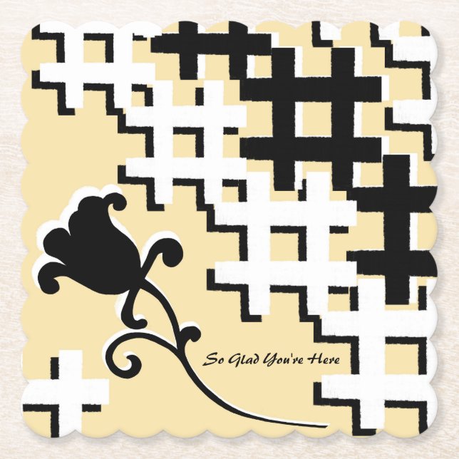 Flower Trellis Coaster (Front)