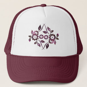Flower Trucker Hat