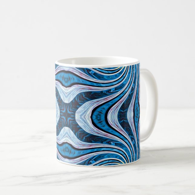 Flower Twirl Coffee Mug (Front Right)