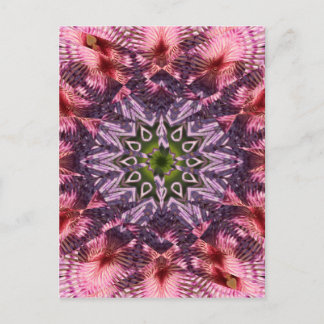 Flower Twist Mandala 2015 Postcard