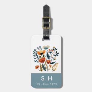 Flower Vase Luggage Tag