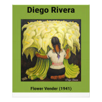 Flower Vender (1941) by Diego Rivera